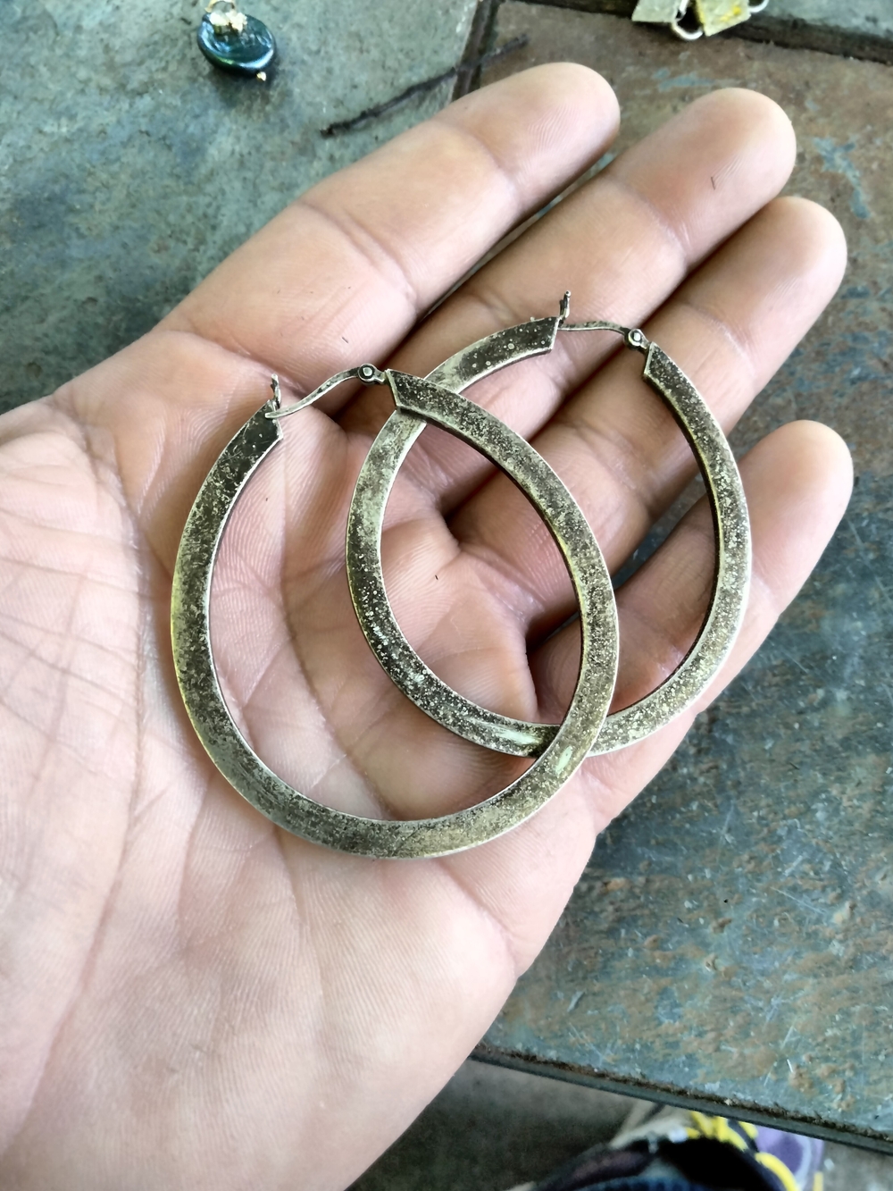 Vintage Sterling Silver 925 Hoop Earrings - Women's Fashion Jewelry